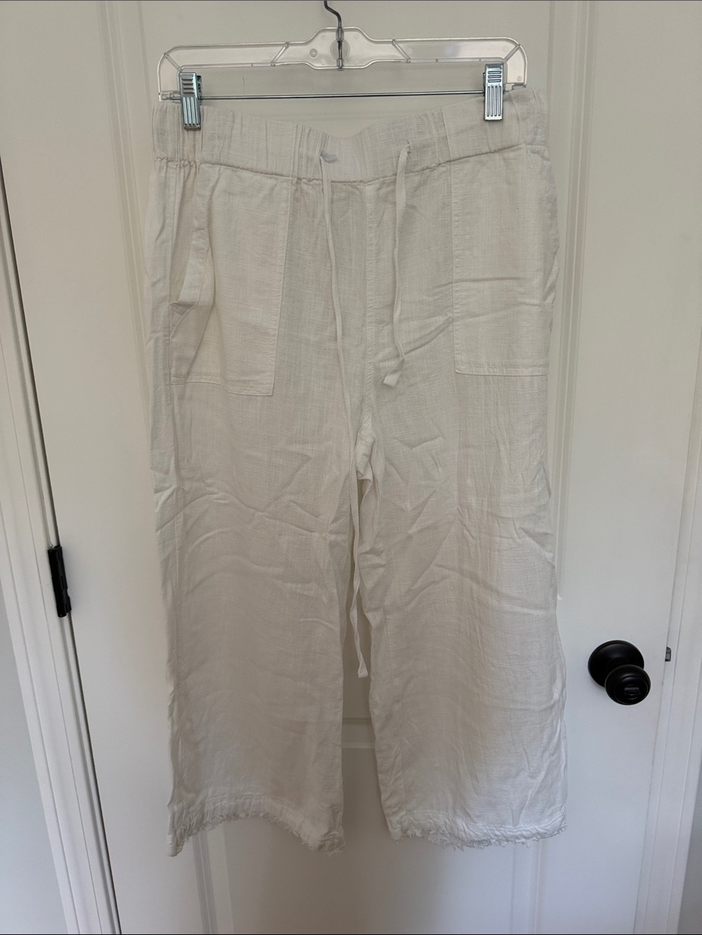 Thread & Supply Women’s White Wide Leg Drawstring Pants